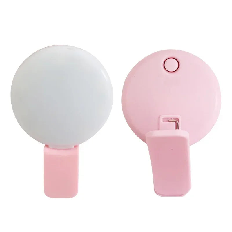 💡 Selfie Ring Light Clip – Perfect Licht Altijd & Overal (USB + 3 Lichtstanden!) | 1+1 GRATIS