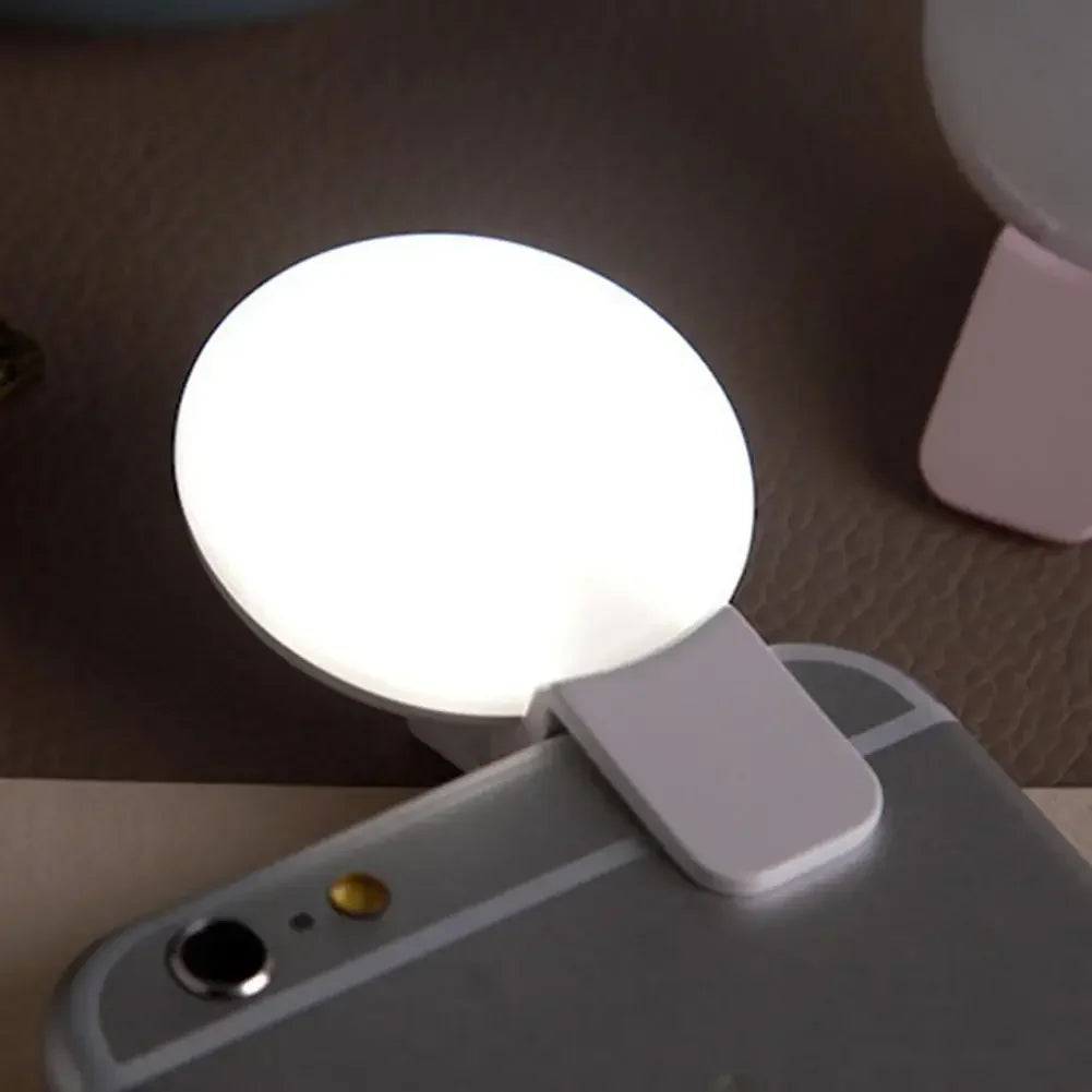 💡 Selfie Ring Light Clip – Perfect Licht Altijd & Overal (USB + 3 Lichtstanden!) | 1+1 GRATIS