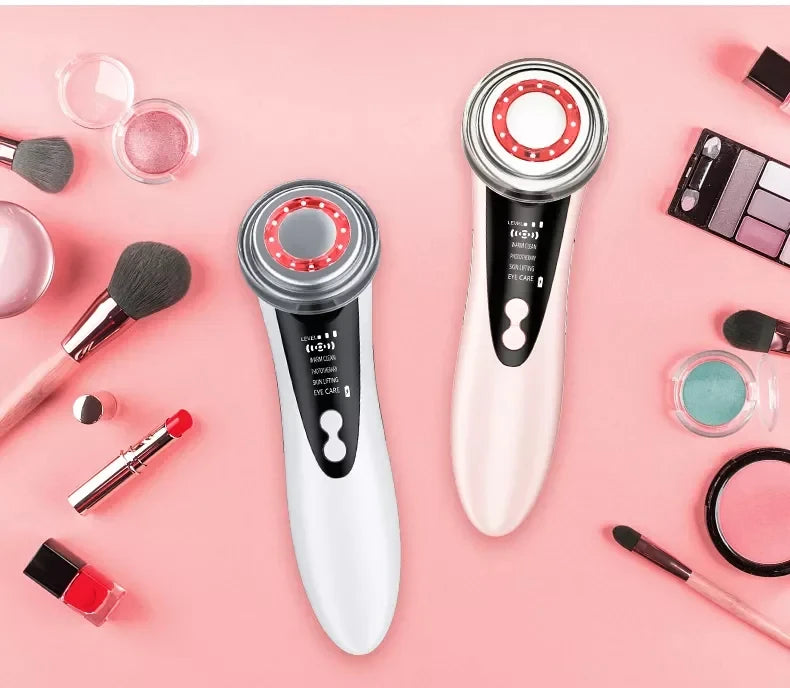 4-in-1 RF EMS Gezichtsmassager – Voor een Stralende & Jeugdige Huid! 💆‍♀️✨