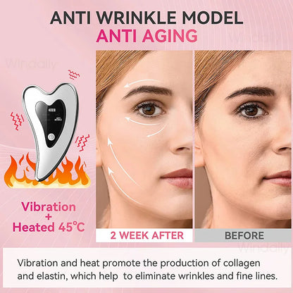 💖 4-in-1 Gua Sha Gezichtsmassager – 1+1 GRATIS | Lift & Verstevig Je Huid!