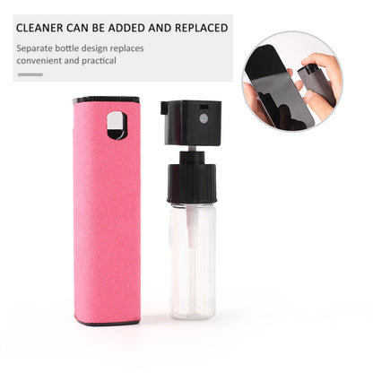 ✨ 1+1 GRATIS! – 2-in-1 Schermreiniger Spray & Doekje – Voor Phone, Laptop & Meer