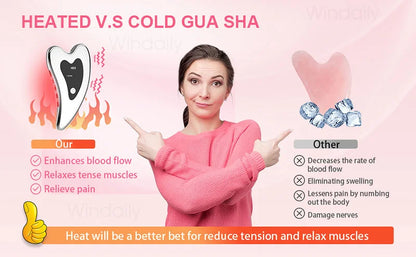 💖 4-in-1 Gua Sha Gezichtsmassager – 1+1 GRATIS | Lift & Verstevig Je Huid!