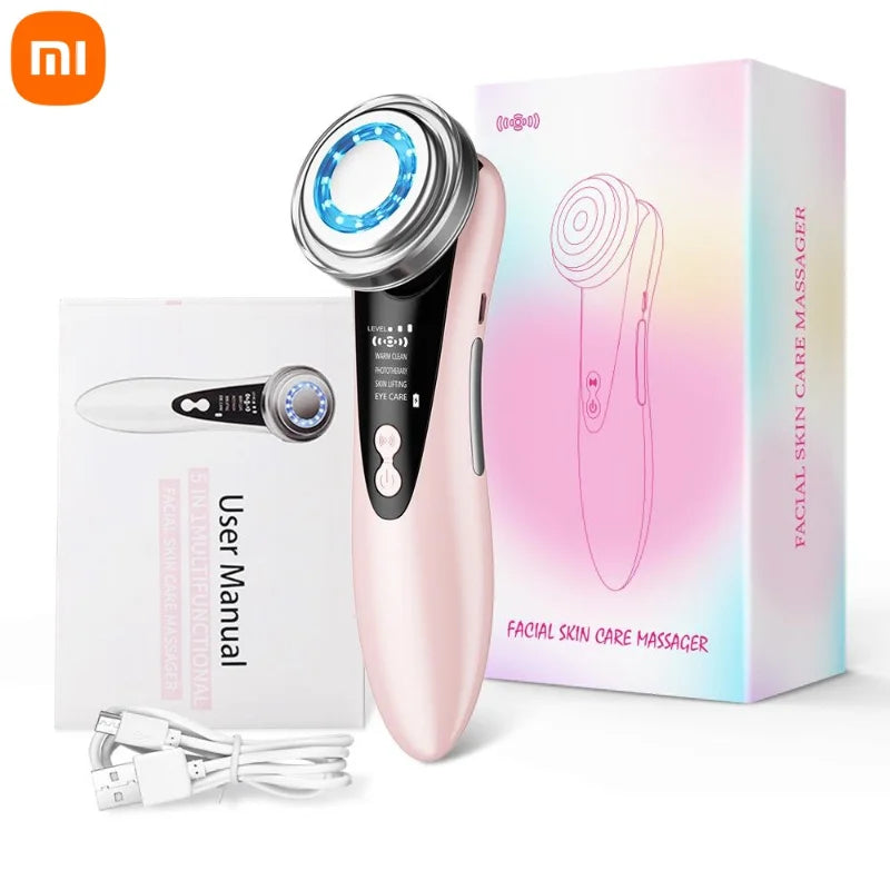 4-in-1 RF EMS Gezichtsmassager – Voor een Stralende & Jeugdige Huid! 💆‍♀️✨